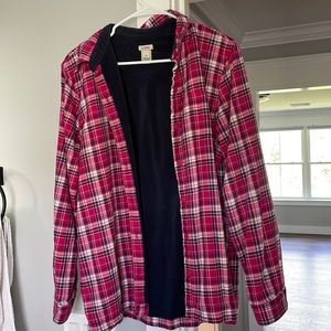L.L Bean Fleece Lined Flannel